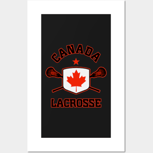 Canada Lacrosse | Sport canada flag Posters and Art